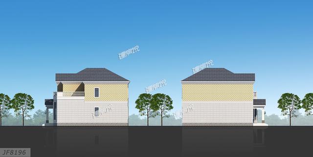 12x11.3米二層農(nóng)村別墅設(shè)計(jì)圖，室內(nèi)布局溫馨舒適，造價(jià)25萬(wàn)。