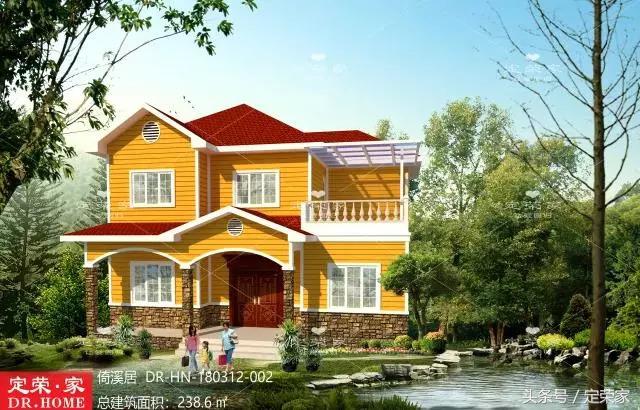 推薦兩款占地小的二層別墅設(shè)計(jì)圖，帶車庫，經(jīng)濟(jì)實(shí)用，結(jié)構(gòu)簡單。