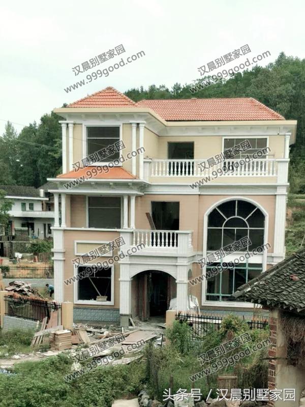 10.8X12米三層別墅設計圖，精致典雅，經(jīng)濟實用，造價30萬。