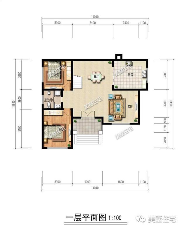 14X11米三層歐式別墅設(shè)計(jì)圖，主體造價(jià)約24-31萬(wàn)，這樣簡(jiǎn)單的三層別墅你們喜歡嗎？