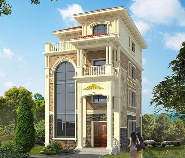 三棟8X12米四層農(nóng)村小戶型設(shè)計(jì)圖，適合家里人口多的居住，比城里別墅還好看！