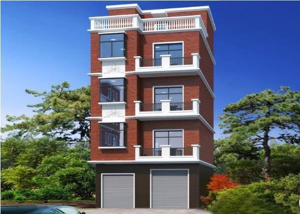 三棟8X12米四層農(nóng)村小戶型設(shè)計(jì)圖，適合家里人口多的居住，比城里別墅還好看！