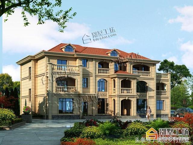 25.5X13.8米三層別墅設(shè)計(jì)圖，豪華大氣，土豪都喜歡這樣的。