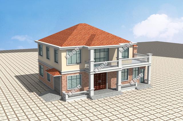 15.24x13.04米二層別墅設(shè)計圖，帶特大堂屋+獨立佛堂+土灶廚房，布局合理實用。