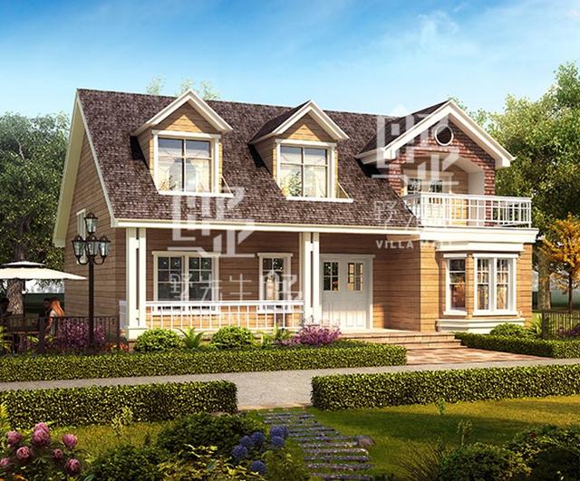 占地134平的田園風(fēng)一層別墅設(shè)計(jì)圖，帶閣樓，造價(jià)23萬(wàn)以內(nèi)。