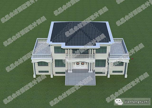 21米x11米二層別墅設(shè)計(jì)圖，帶地下室，造價(jià)60萬。
