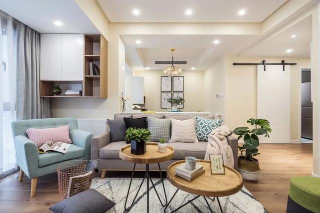 北歐風裝修56平單身公寓，溫馨浪漫。