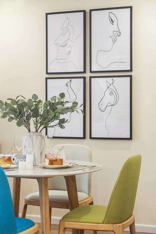 北歐風裝修56平單身公寓，溫馨浪漫。