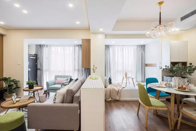 北歐風裝修56平單身公寓，溫馨浪漫。