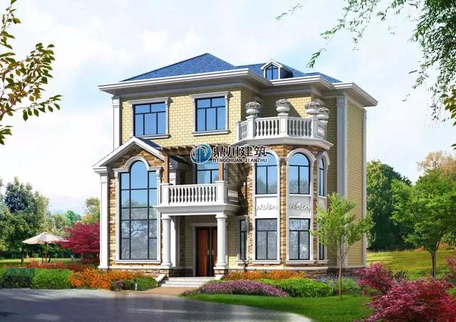 三層農(nóng)村自建房，帶多功能廳和棋牌室，外觀還很高端，很適合農(nóng)村建。