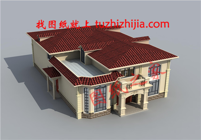 小開間大進深的二層別墅設(shè)計圖紙，建在農(nóng)村就是一道風景