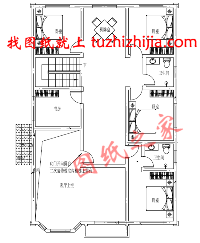 小開間大進深的二層別墅設(shè)計圖紙，建在農(nóng)村就是一道風景