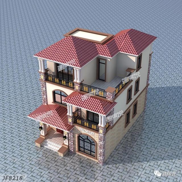 102平三層別墅設(shè)計(jì)圖，造價(jià)也不高，才二十幾萬(wàn)，布局也很實(shí)用，好房子，一定要建一棟在老家。