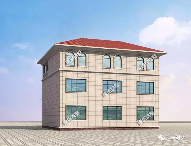 占地171平的三層別墅設(shè)計(jì)圖，帶大堂屋，確認(rèn)過眼神，是父母們喜歡的類型。