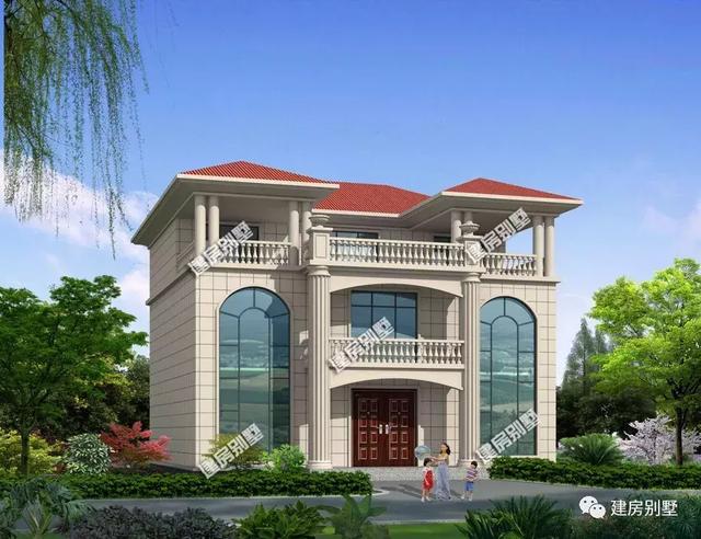 占地171平的三層別墅設(shè)計(jì)圖，帶大堂屋，確認(rèn)過眼神，是父母們喜歡的類型。