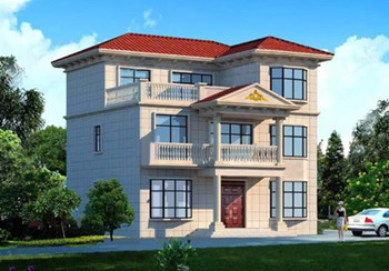 120平米三層小別墅設(shè)計方案和效果圖，端莊大氣很經(jīng)典