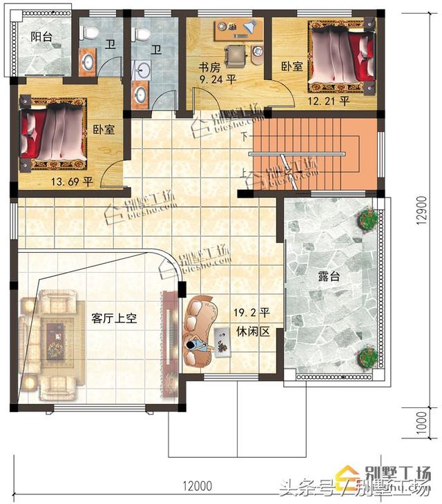 兩款造價(jià)35萬三層農(nóng)村別墅設(shè)計(jì)圖，帶挑空客廳+車庫，你不打算來一套嗎？