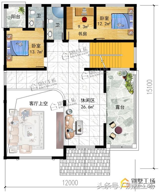 兩款造價(jià)35萬三層農(nóng)村別墅設(shè)計(jì)圖，帶挑空客廳+車庫，你不打算來一套嗎？