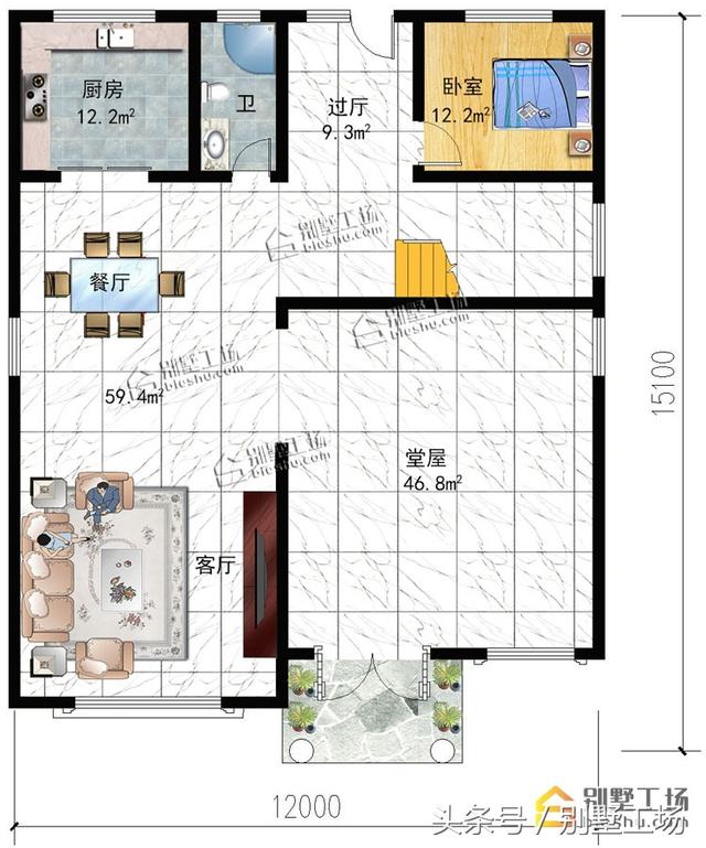 兩款造價(jià)35萬三層農(nóng)村別墅設(shè)計(jì)圖，帶挑空客廳+車庫，你不打算來一套嗎？