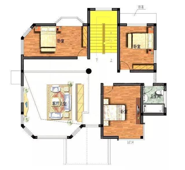 13×12米三層歐式別墅設計圖，豪華大氣，遠遠看去如同城堡一般，建成效果一級棒！