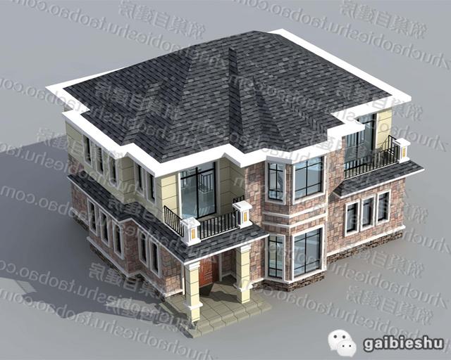 2024受歡迎的30萬以內(nèi)二層歐式自建房，客廳挑空款+平層款，造價25萬！