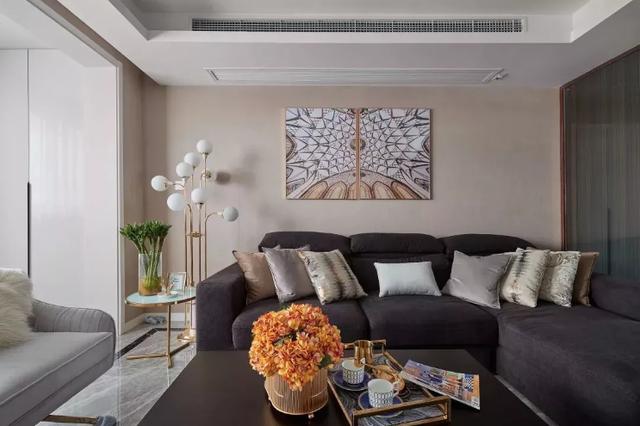 120平三居室美式風格裝修，效果很不錯。