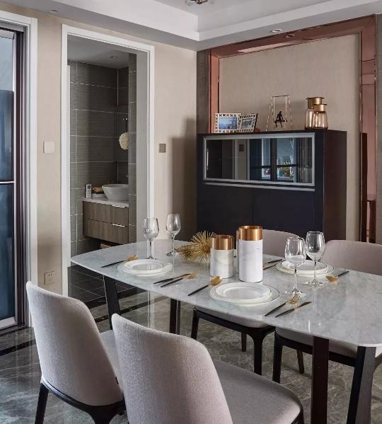 120平三居室美式風格裝修，效果很不錯。