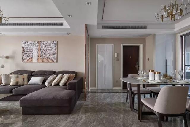 120平三居室美式風格裝修，效果很不錯。