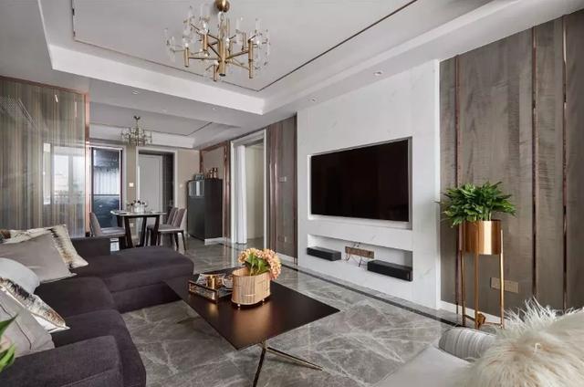 120平三居室美式風格裝修，效果很不錯。