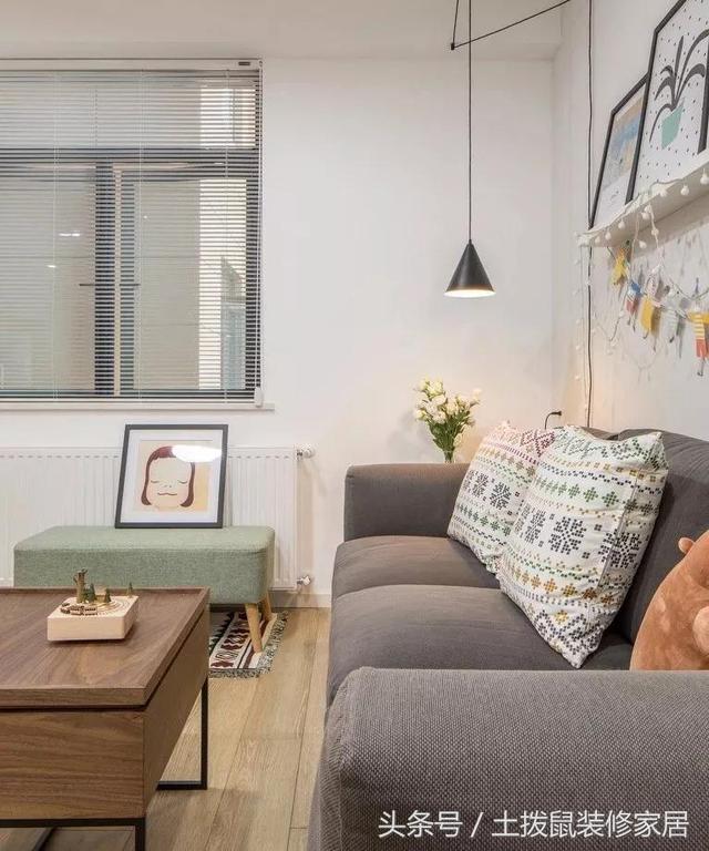 132㎡婚房北歐+日式混搭風(fēng)裝修，高顏值，臥室的配色特特別美。