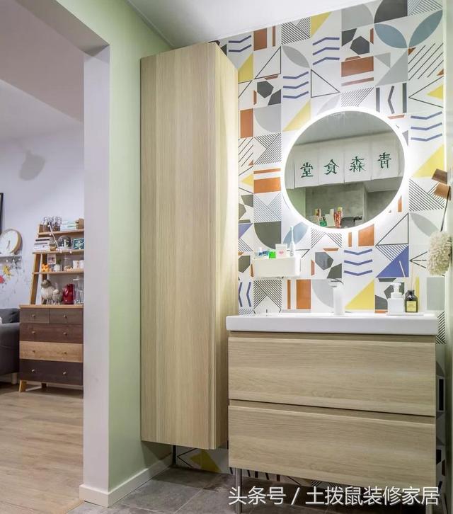 132㎡婚房北歐+日式混搭風(fēng)裝修，高顏值，臥室的配色特特別美。