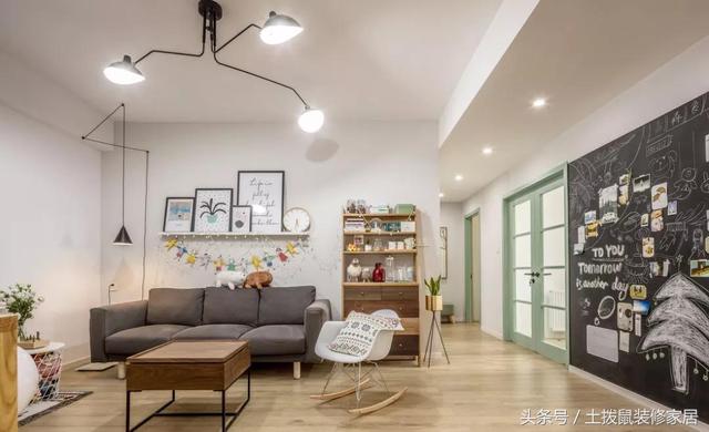 132㎡婚房北歐+日式混搭風(fēng)裝修，高顏值，臥室的配色特特別美。