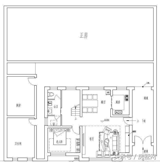 占地117.5㎡的二層簡歐別墅設(shè)計圖，造價35萬，在農(nóng)村就能建一套。