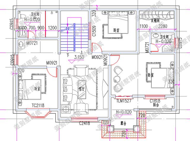 14×10米二層平屋頂農(nóng)村自建房，美觀大氣，造價28萬。