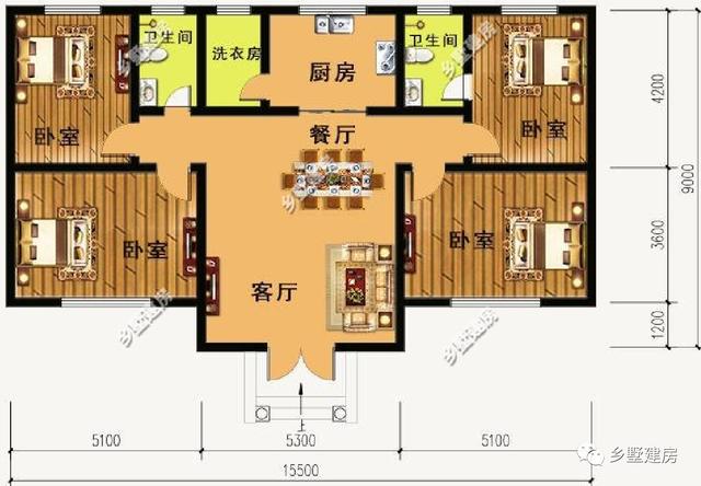 三棟一層別墅設(shè)計(jì)圖，僅僅需要10萬元就能建成，美觀又經(jīng)濟(jì)，養(yǎng)老房的最佳選擇！