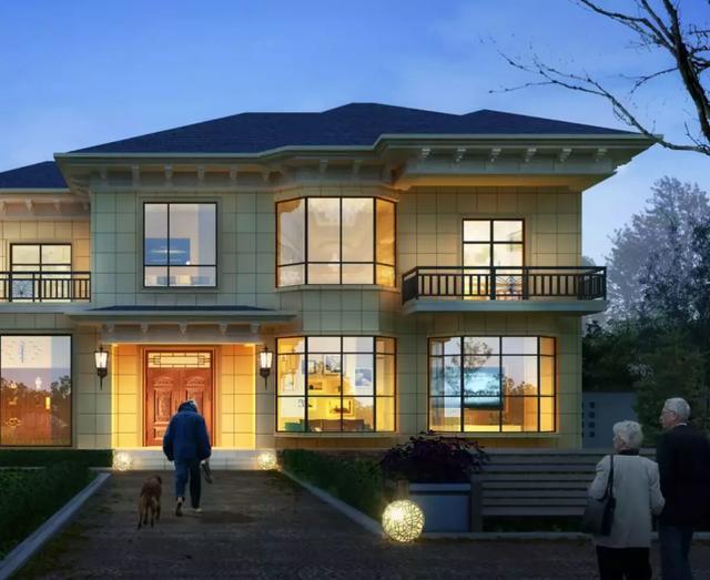 20X9米二層別墅設(shè)計(jì)圖，兩面寬，小進(jìn)深，保證美到驚艷鄰里八鄉(xiāng)。