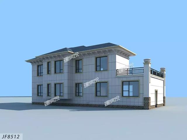 20X9米二層別墅設(shè)計(jì)圖，兩面寬，小進(jìn)深，保證美到驚艷鄰里八鄉(xiāng)。