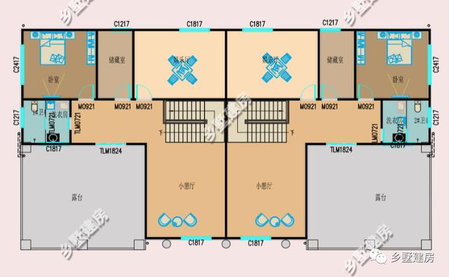 兩棟三層兄弟雙拼別墅設(shè)計(jì)圖，不僅高端大氣關(guān)鍵還省錢(qián)。