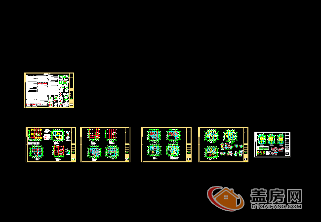 15x14三層半農(nóng)村別墅設(shè)計(jì)圖，帶地下室，漂亮大方。