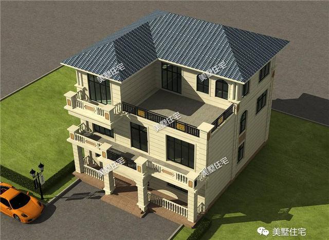 9室2廳三層歐式別墅自建房，美觀實用，經(jīng)典歐式別墅