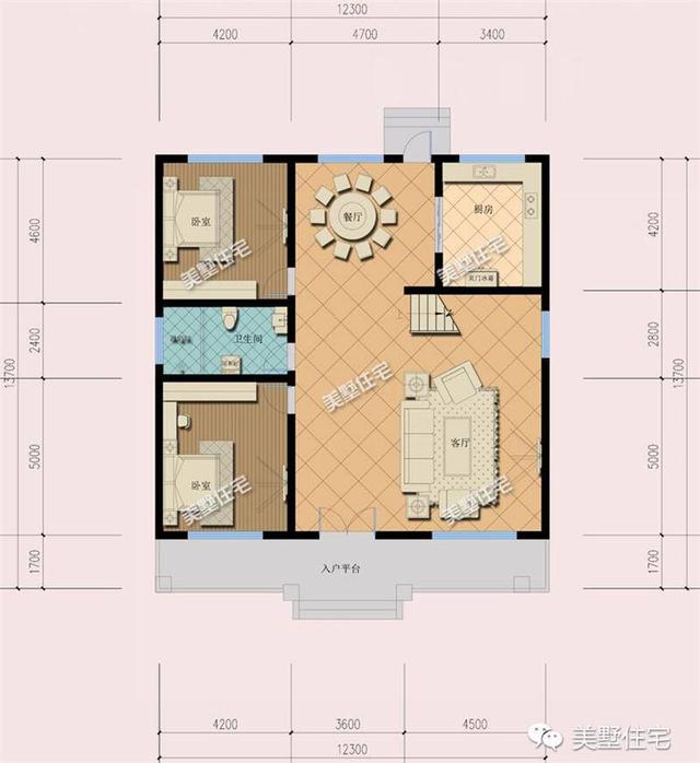 9室2廳三層歐式別墅自建房，美觀實用，經(jīng)典歐式別墅