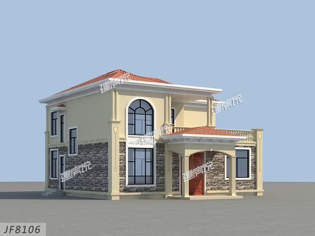 12x13米經(jīng)典二層別墅設計圖，外型精美，室內(nèi)布局也很贊，家家戶戶都能建。