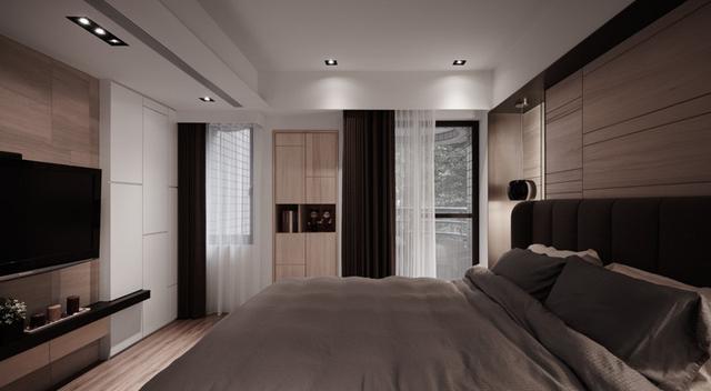 60平新房裝修，尤其是電視墻吸眼，當(dāng)隔斷用。