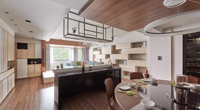 60平新房裝修，尤其是電視墻吸眼，當(dāng)隔斷用。