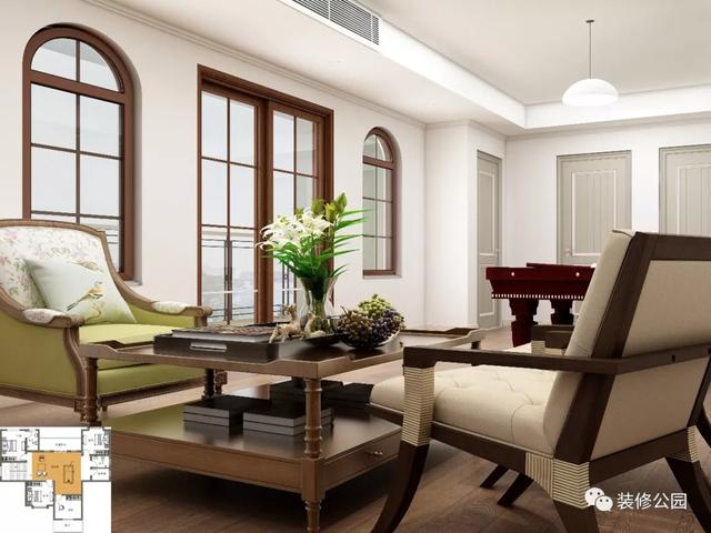 12×15米二層農(nóng)村別墅設(shè)計(jì)圖，布局合理，外觀簡(jiǎn)約迷人，帶車庫(kù)。