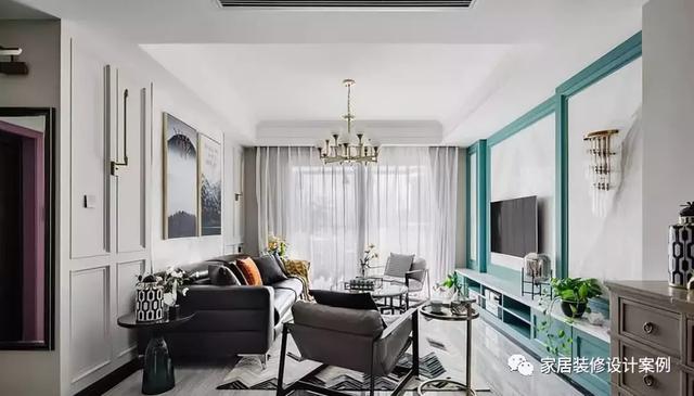 143平三居室美式裝修完成，典雅大氣，你心動了嗎？