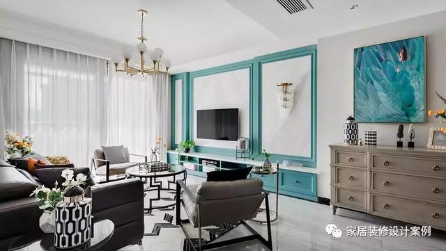 143平三居室美式裝修完成，典雅大氣，你心動了嗎？