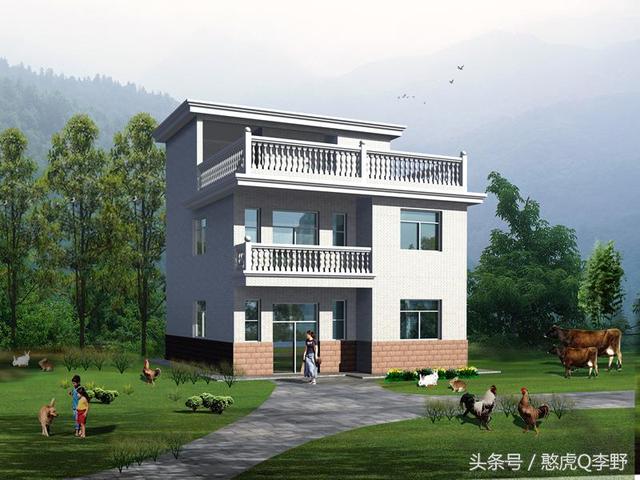 5款造價30萬的三層別墅設計圖，各有各的好看，你喜歡哪一款？