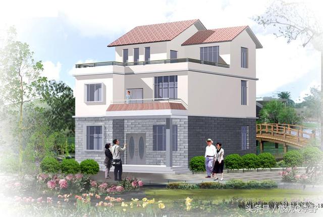 5款造價30萬的三層別墅設計圖，各有各的好看，你喜歡哪一款？