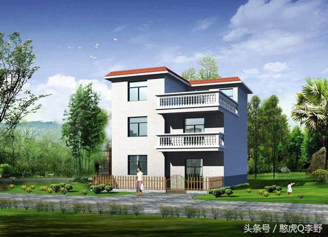 5款造價30萬的三層別墅設計圖，各有各的好看，你喜歡哪一款？